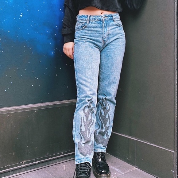 Adika | Jeans | Adika Flame Jeans Worn 